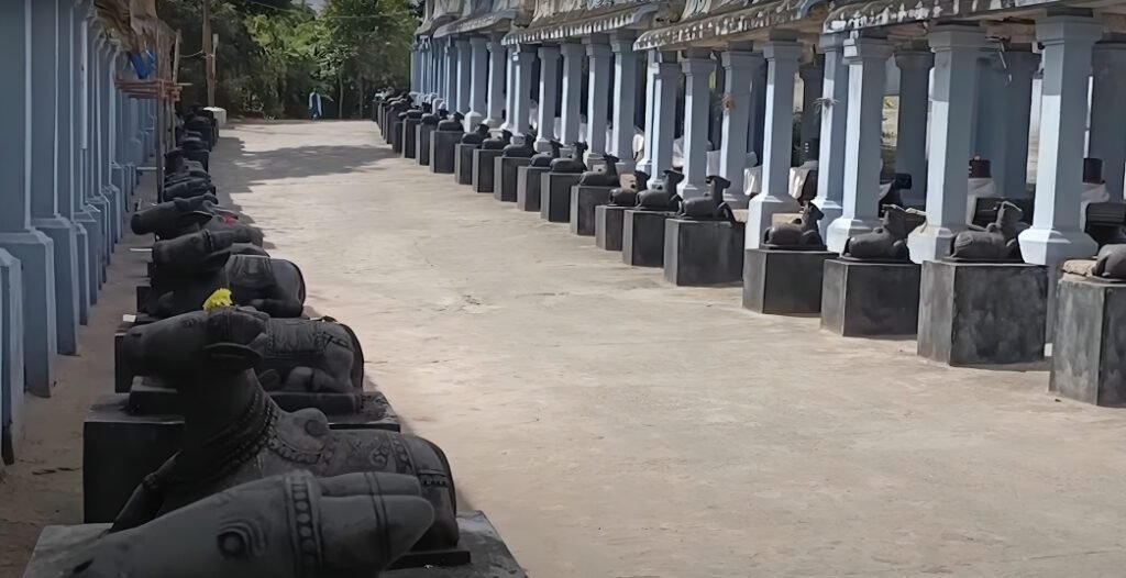 Mallikarjuna Temple Campus Statues